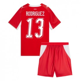 Schweiz Ricardo Rodriguez #13 Hemmakläder Barn VM 2026 Kortärmad (+ Korta byxor)
